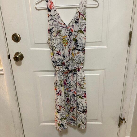 a new day Dress with V Neck White Dress Florals MUST BE BUNDLED, MARKED DOWN - Picture 5 of 12